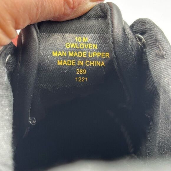 GUESS Loven Quilted Lace-Up Casual Low Top Sneakers Black Size Women’s 10 - Picture 3 of 10